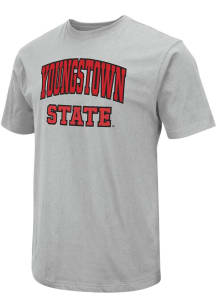 Colosseum Youngstown State Penguins Grey Field Short Sleeve T Shirt