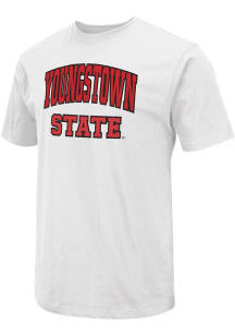 Colosseum Youngstown State Penguins White Field Short Sleeve T Shirt