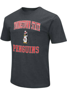 Colosseum Youngstown State Penguins Black Playbook Design Short Sleeve T Shirt