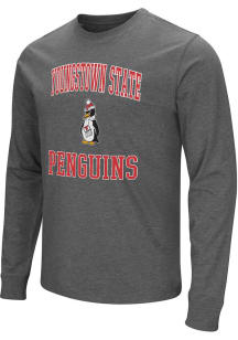 Colosseum Youngstown State Penguins Charcoal Playbook Long Sleeve T Shirt