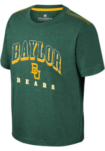 Colosseum Baylor Bears Youth Green Hawkins Short Sleeve T-Shirt