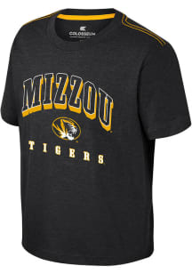 Colosseum Missouri Tigers Youth Black Hawkins Short Sleeve T-Shirt