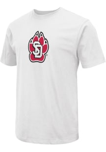 Colosseum South Dakota Coyotes White Field Short Sleeve T Shirt