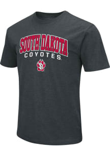Colosseum South Dakota Coyotes Black Playbook Short Sleeve T Shirt