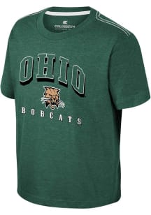 Colosseum Ohio Bobcats Youth Green Hawkins Short Sleeve T-Shirt