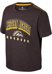 Colosseum Western Michigan Broncos Youth Black Hawkins Short Sleeve T-Shirt