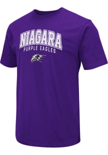 Colosseum Niagara Purple Eagles Purple Field Short Sleeve T Shirt