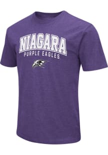 Colosseum Niagara Purple Eagles Purple Playbook Short Sleeve T Shirt
