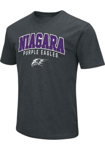 Colosseum Niagara Purple Eagles Black Playbook Short Sleeve T Shirt