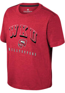 Colosseum Western Kentucky Hilltoppers Youth Red Hawkins Short Sleeve T-Shirt