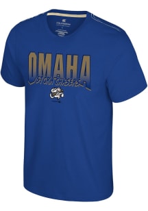 Colosseum Omaha Storm Chasers Blue Manhattan Short Sleeve Fashion T Shirt