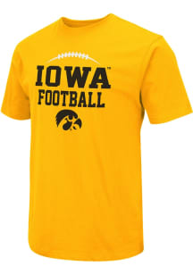 Iowa Hawkeyes Gold Colosseum Sport Drop Field Short Sleeve T Shirt