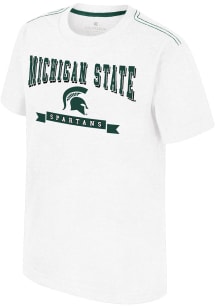 Colosseum Michigan State Spartans Youth White Will Short Sleeve T-Shirt