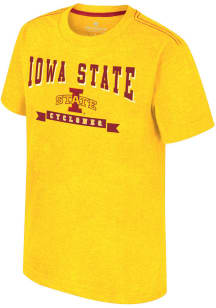 Colosseum Iowa State Cyclones Youth Gold Will Short Sleeve T-Shirt