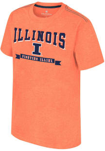 Colosseum Illinois Fighting Illini Youth Orange Will Short Sleeve T-Shirt