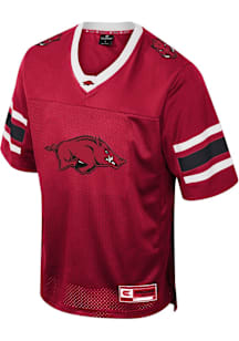 Colosseum Arkansas Razorbacks Youth Cardinal Field Time Football Jersey