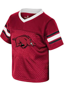 Colosseum Arkansas Razorbacks Toddler Cardinal Field Time Football Jersey
