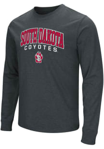 Colosseum South Dakota Coyotes Black Playbook Long Sleeve T Shirt