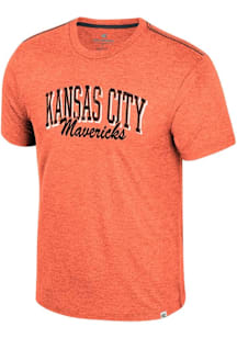 Colosseum Kansas City Mavericks Orange Physicist Short Sleeve T Shirt