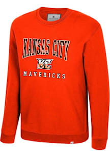 Colosseum Kansas City Mavericks Mens Orange High School Reunion Long Sleeve Fashion Sweatshirt