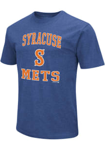 Colosseum Syracuse Mets Blue Primary Logo Short Sleeve T Shirt