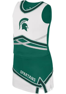 Girls Michigan State Spartans Green Colosseum Lollipop Park Cheer Set