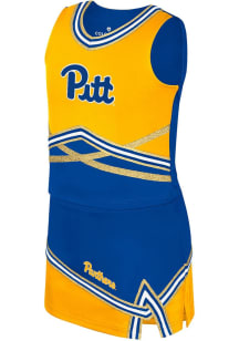 Girls Pitt Panthers Blue Colosseum Lollipop Park Cheer Set