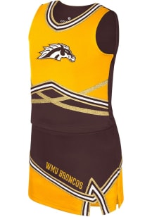 Girls Western Michigan Broncos Black Colosseum Lollipop Park Cheer Set
