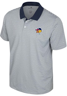 Colosseum Toledo Mud Hens Mens Navy Blue Blackett Short Sleeve Polo
