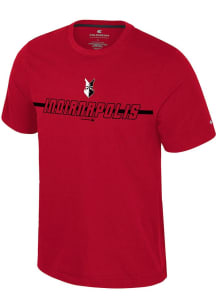 Colosseum Indianapolis Indians Red Teller Short Sleeve T Shirt