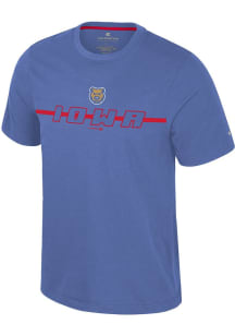 Colosseum Iowa Cubs Blue Teller Short Sleeve T Shirt