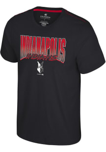Colosseum Indianapolis Indians Black Manhattan Short Sleeve Fashion T Shirt