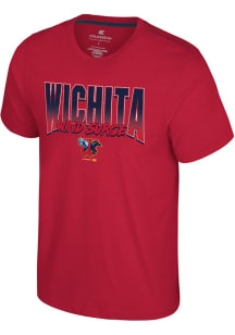 Colosseum Wichita Wind Surge Red Manhattan Short Sleeve Fashion T Shirt
