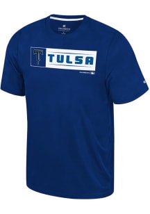Colosseum Tulsa Drillers Blue Quantam Short Sleeve T Shirt