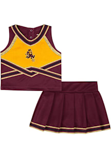 Colosseum Arizona State Sun Devils Toddler Girls Maroon Lollipop Park Sets Cheer