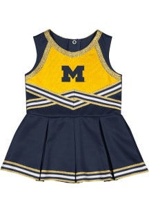 Baby Michigan Wolverines Blue Colosseum Lollipop Park Cheer Set