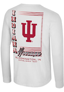 Colosseum Indiana Hoosiers White Lasso The Moon Long Sleeve T Shirt