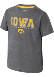 Colosseum Iowa Hawkeyes Toddler Black Hawkins Short Sleeve T-Shirt