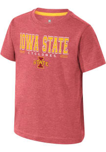 Colosseum Iowa State Cyclones Toddler Cardinal Hawkins Short Sleeve T-Shirt