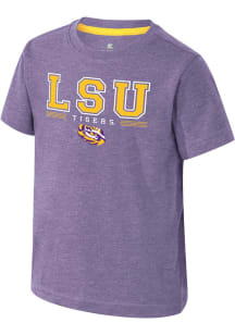 Colosseum LSU Tigers Toddler Purple Hawkins Short Sleeve T-Shirt