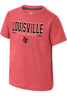 Colosseum Louisville Cardinals Toddler Red Hawkins Short Sleeve T-Shirt