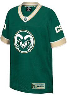 Colosseum Colorado State Rams Youth Green Nothing But The Hits Football Jersey