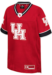 Colosseum Houston Cougars Youth Red Nothing But The Hits Football Jersey