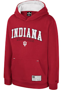 Colosseum Indiana Hoosiers Youth Cardinal Land Of Long Sleeve Hoodie