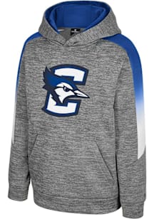 Colosseum Creighton Bluejays Youth Grey The Gang Long Sleeve Hoodie