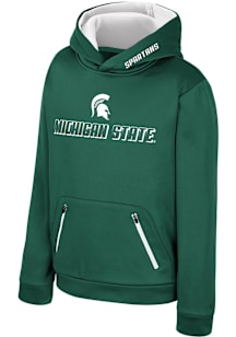 Youth Michigan State Spartans Green Colosseum Fin Long Sleeve Hood