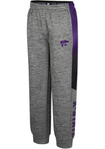 Youth K-State Wildcats Grey Colosseum The Gang Bottoms Track Pants
