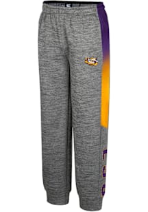 Colosseum LSU Tigers Youth Grey The Gang Track Pants