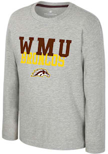 Youth Western Michigan Broncos Brown Colosseum Adventure Long Sleeve T-Shirt