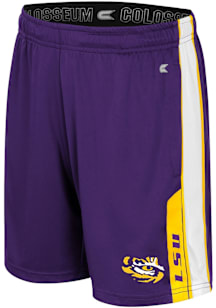Colosseum LSU Tigers Youth Purple Gumbaldia Shorts